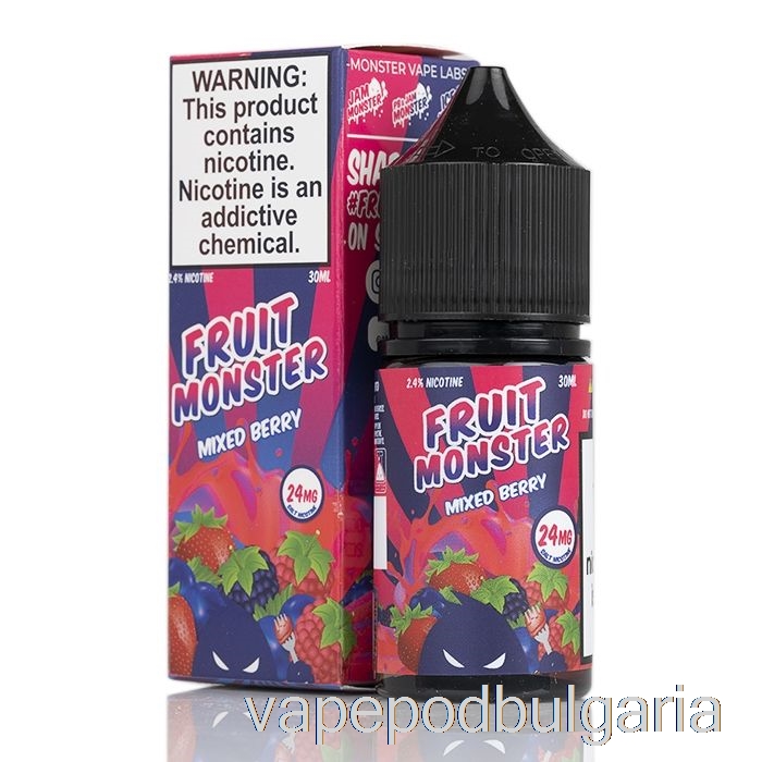 Vape Bulgaria Mixed Berry - Fruit Monster Salts - 30ml 48mg